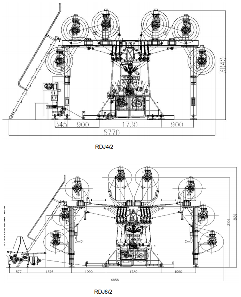 Double Needle Bed Warp Knitting Machine Jacquard Double Needle Bar Warp Knitting Machine