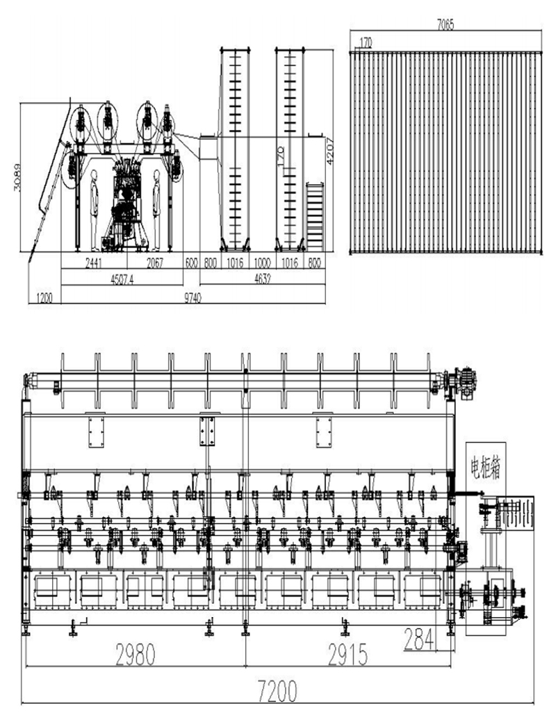 fishing net knitting machine