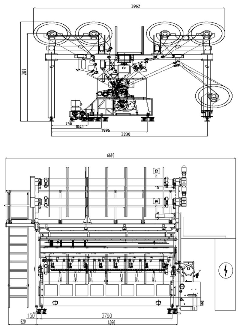 Seamless Apparel Technology Dream Curtain Warp Knitting Machine