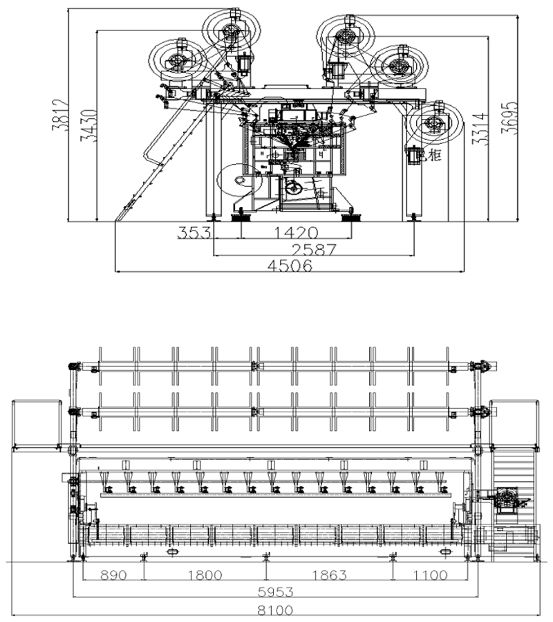 Textile Machinery Supplier Jacquard Curtain Warp Knitting Machine