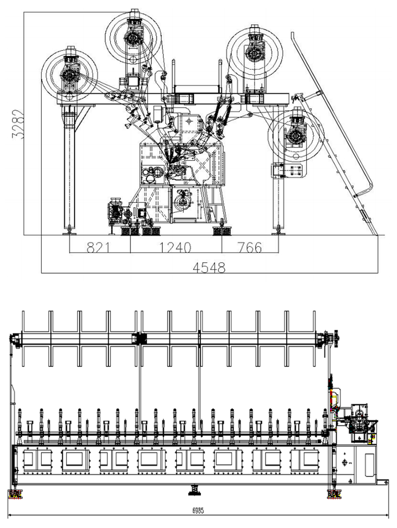 Warp Knitting Fabric Manufacturers Dream Curtain Warp Knitting Machine