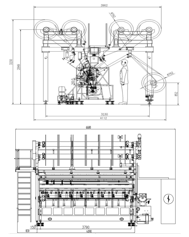 Textile Machinery for Sale Raschel High Speed Warp Knitting Machine