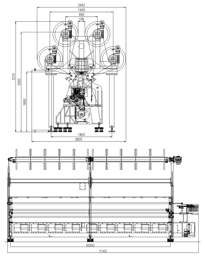 Textile Making Machine Raschel High Speed Warp Knitting Machine